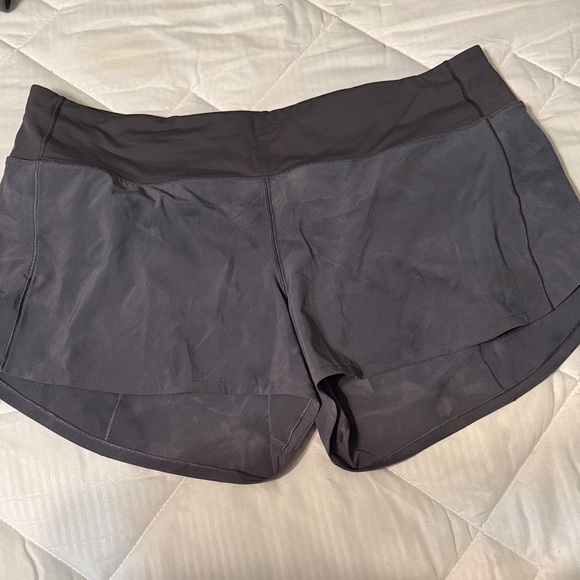 lululemon athletica Charcoal Athletic Shorts - Picture 1 of 7